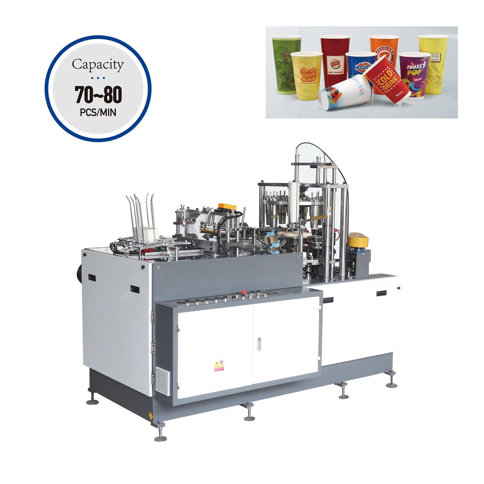Máquina para fabricar vasos de papel moleteados con calentador completamente automático nueva máquina para fabricar vasos de papel superior