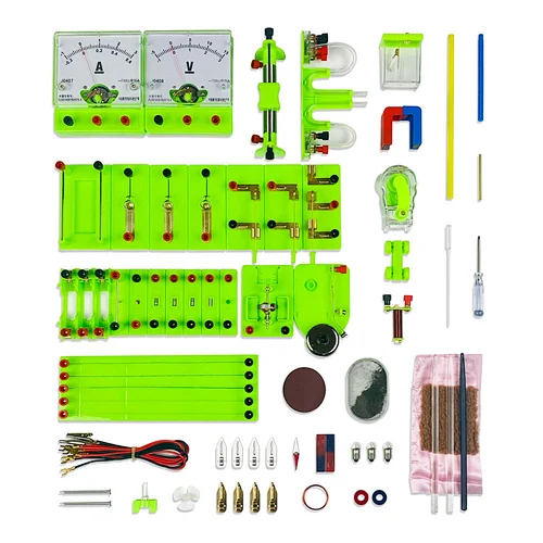 Middle Grade Electricity and Magnetism Basic Circuit Learning Experiment Kit for Kids Student Teen Electromagnetism STEM set