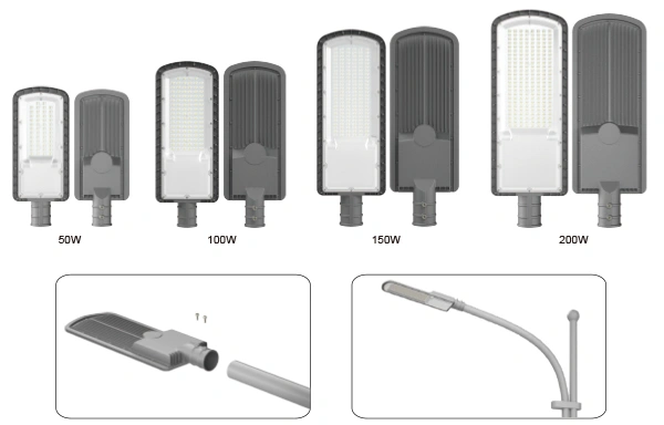 BOSUN solar street lights outdoor waterproof