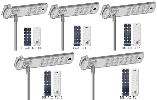 solar-powered self-cleaning LED street light