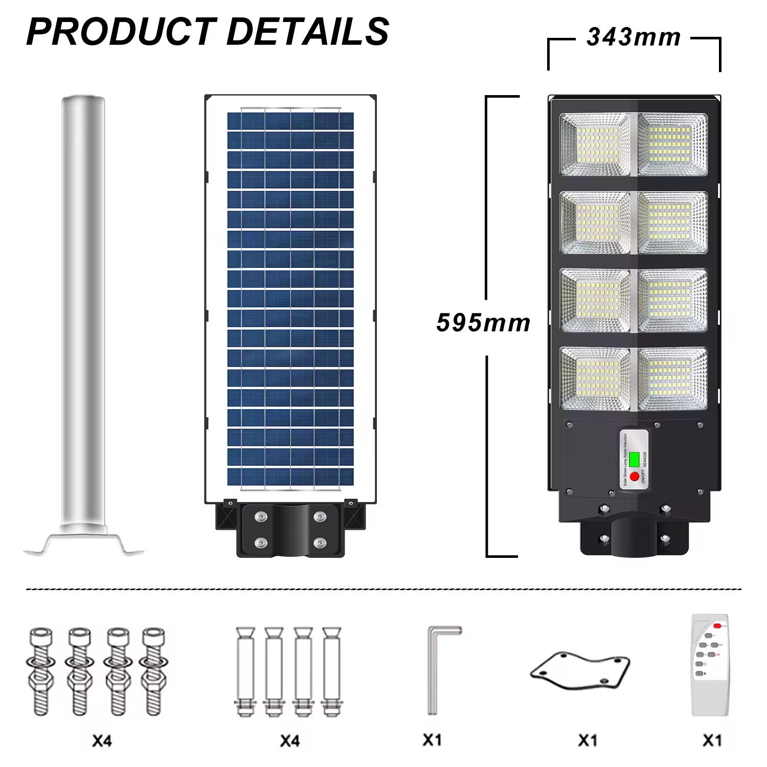 BOSUN all in one solar led light