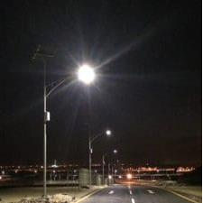 BOSUN Lighting solar street light antiblackout​ at night