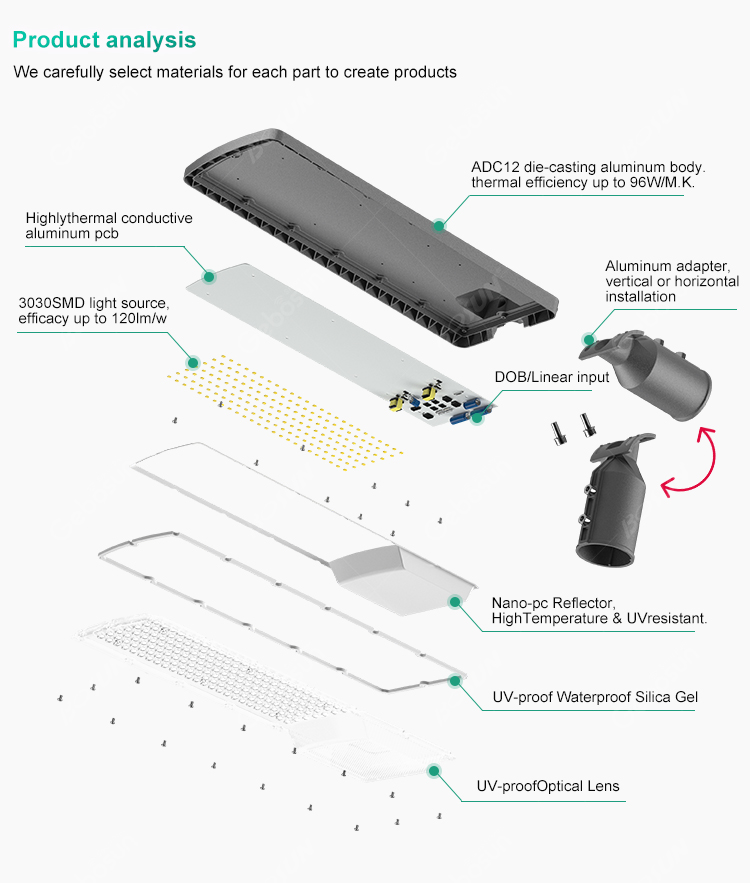 led light street