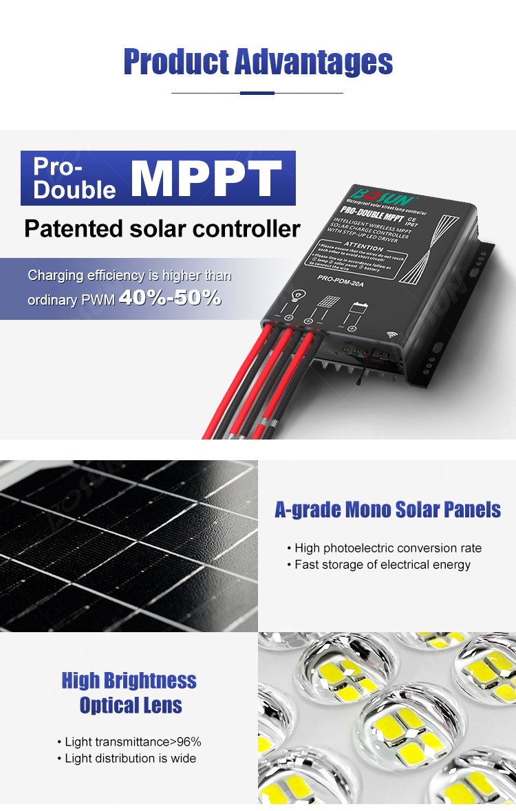 solar powered led street lamps