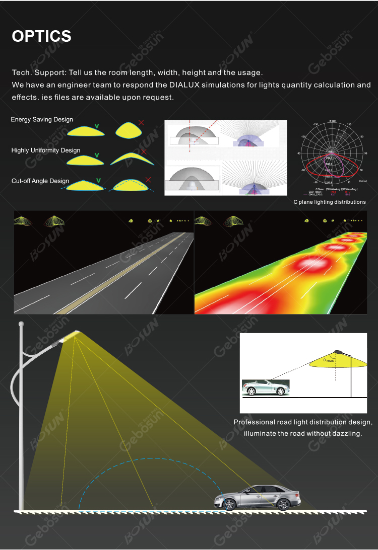 led light street