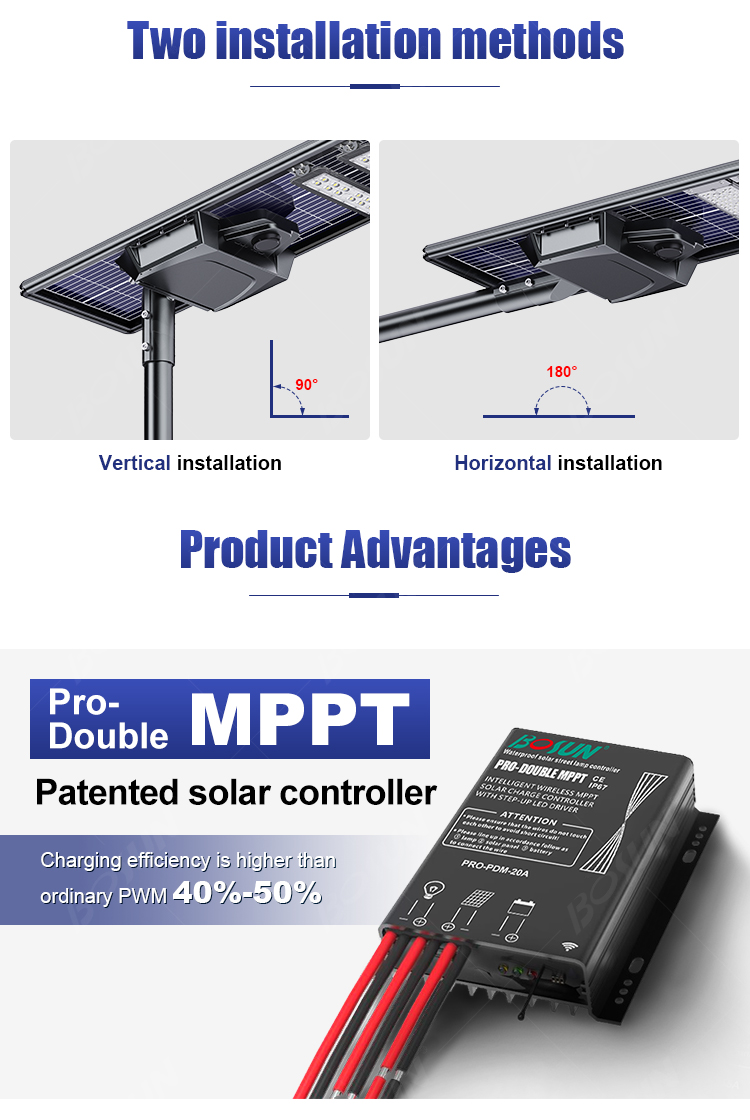 street light post solar
