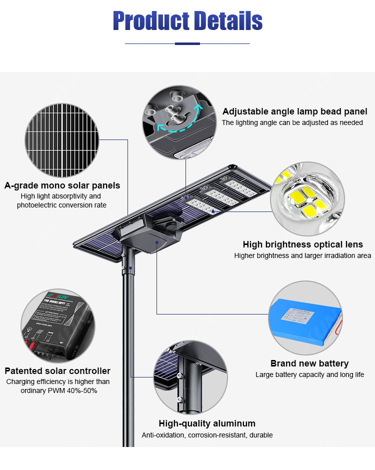 street light post solar