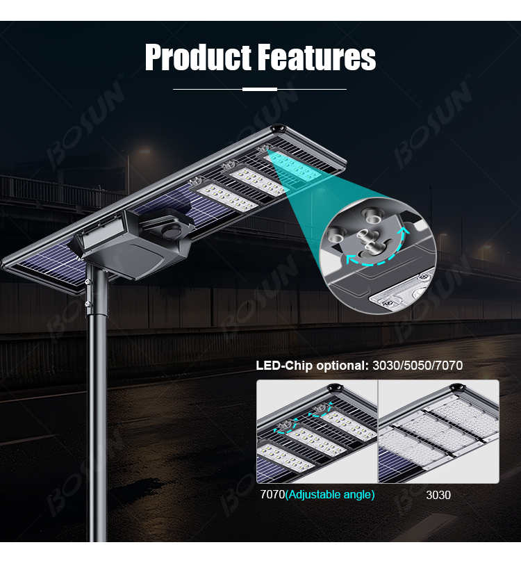 street light post solar