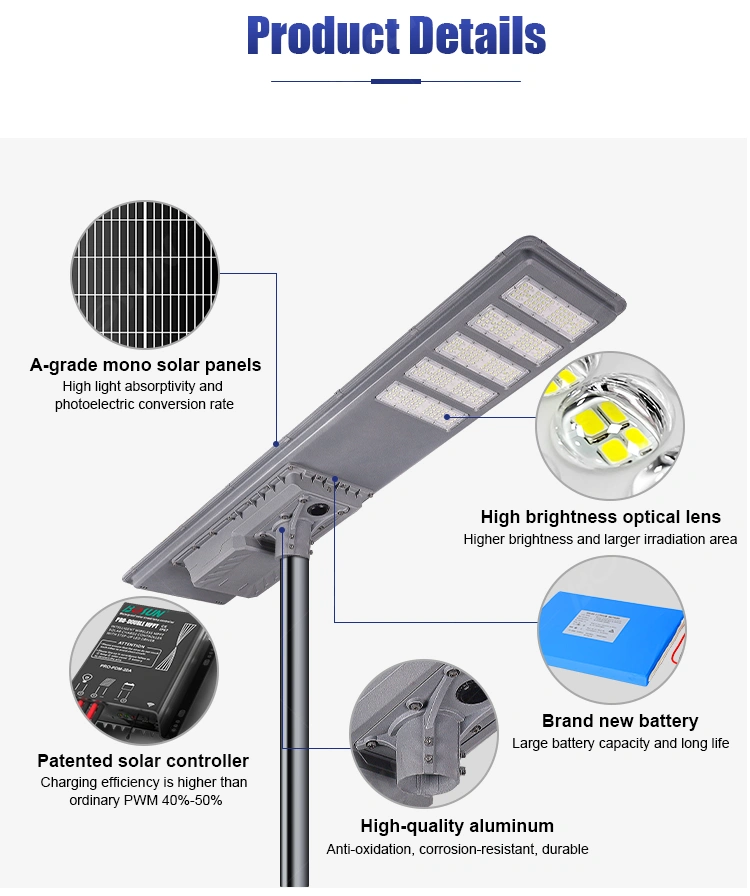 solar powered led street lamps