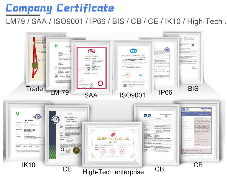 smart cicy pole company certificate