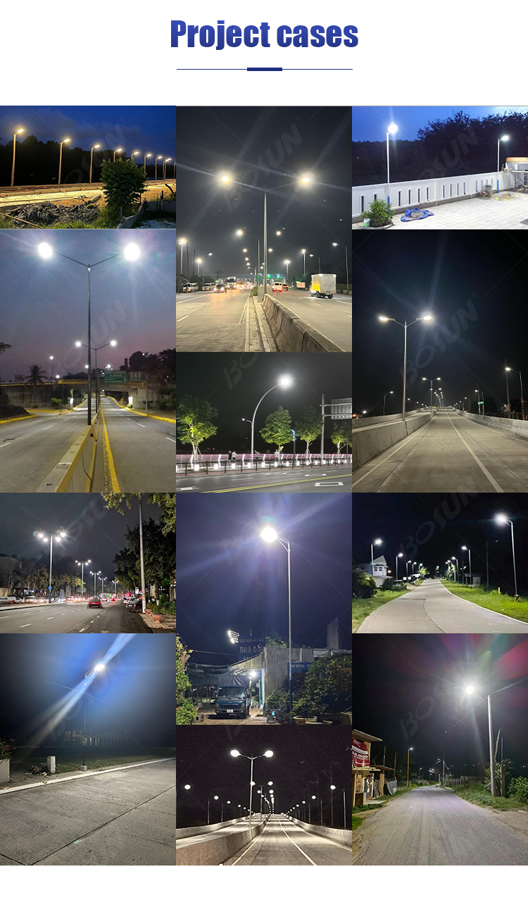 solar powered led street lamps