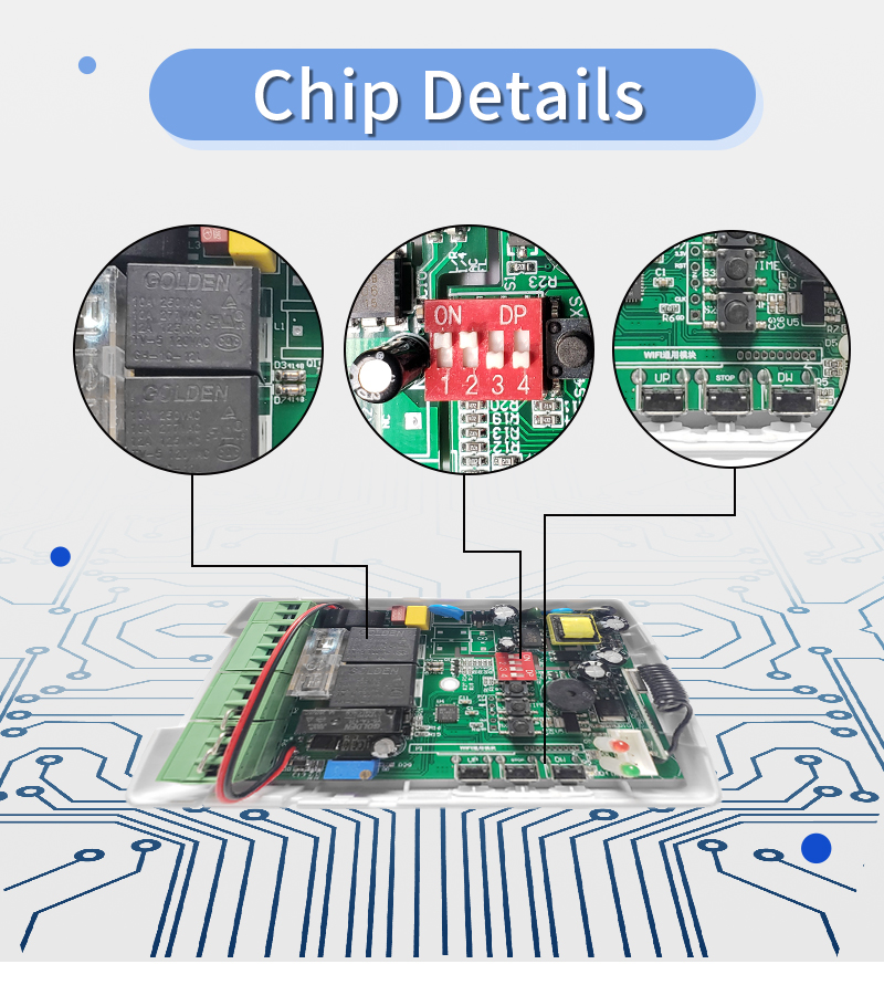 gate opener controller board