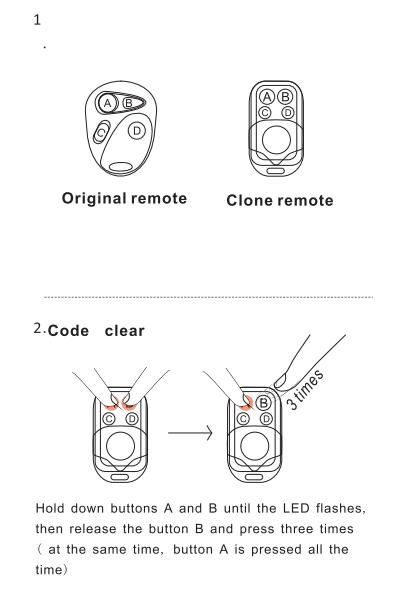 duplicate remote control