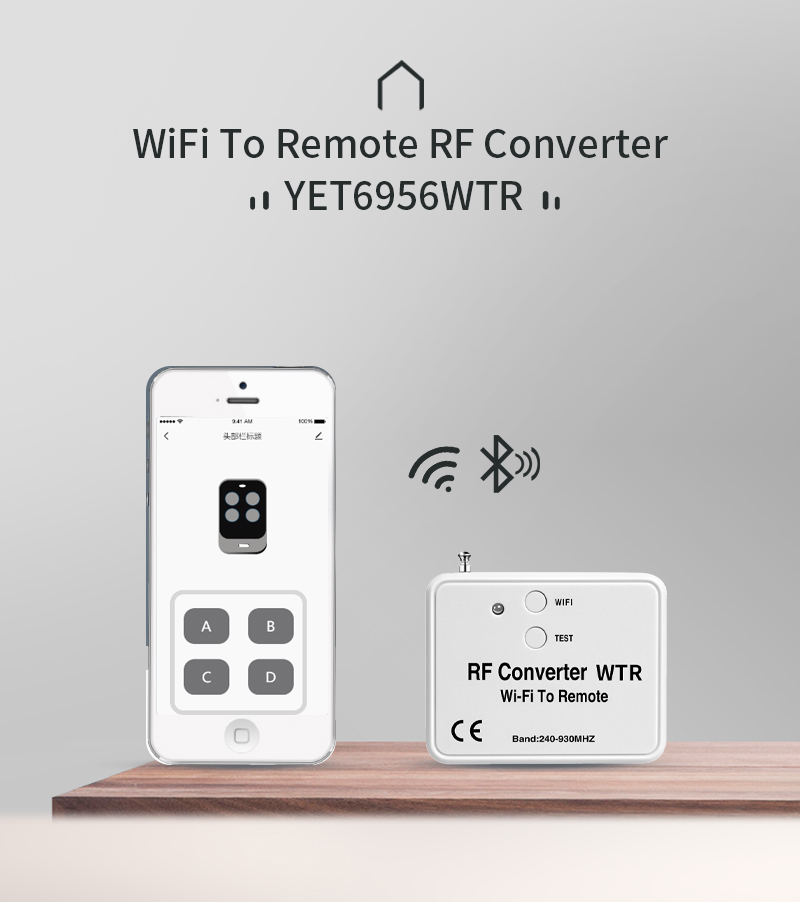 rf converter wifi to remote