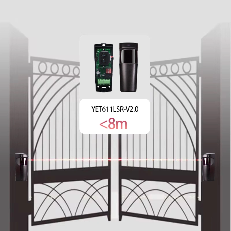 long distance photocell beam sensor