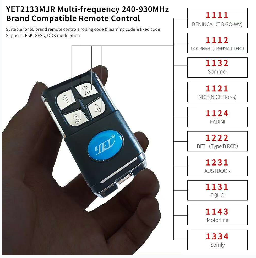 compatible remote control