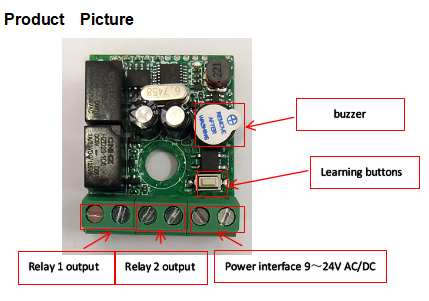 rolling shutter door Universal Receiver