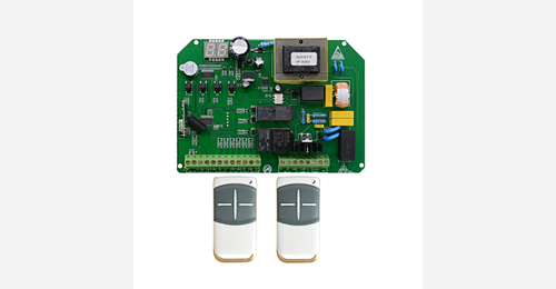Door receiver switch and gate remote control kit