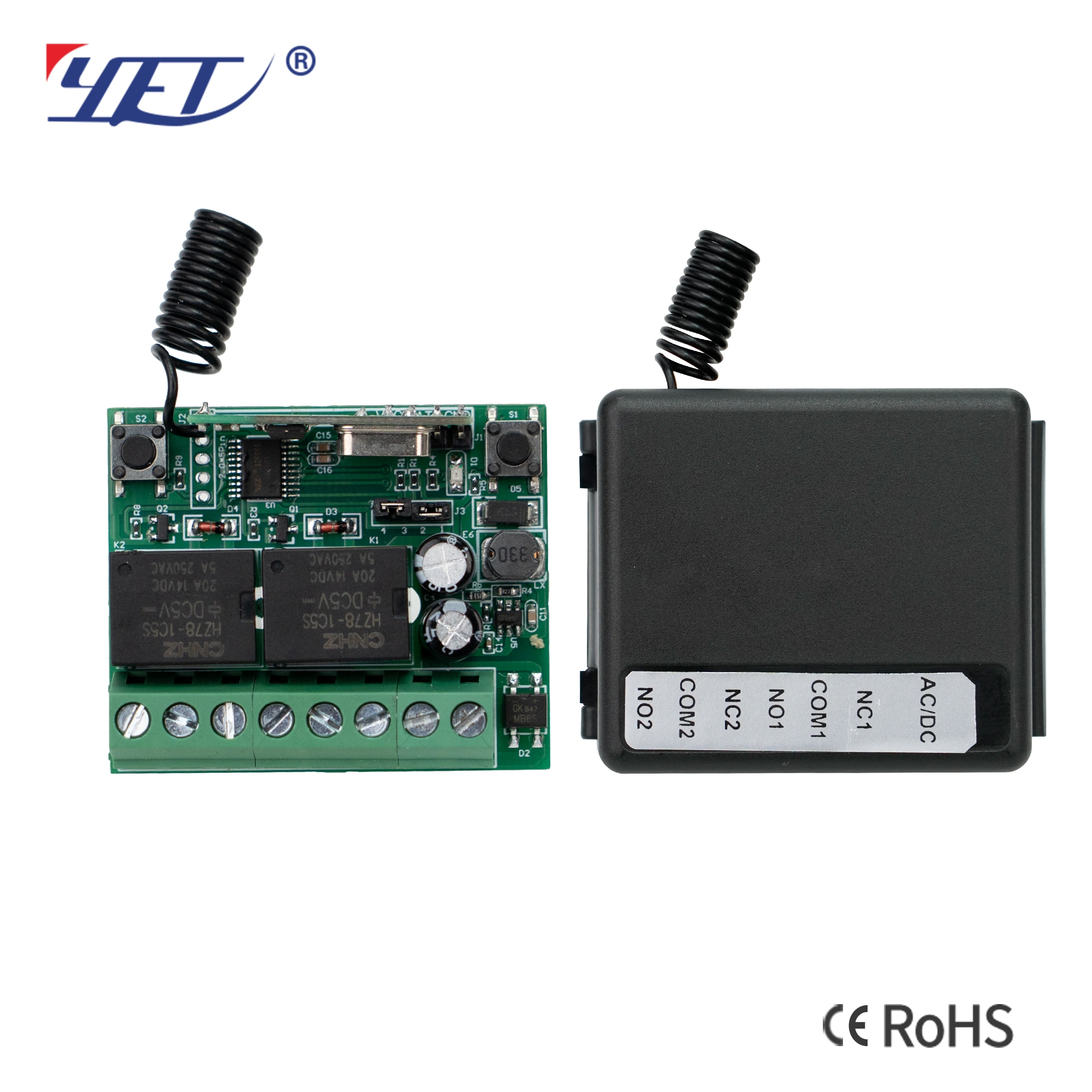 433MHZ Universal 2CH RF Receiver