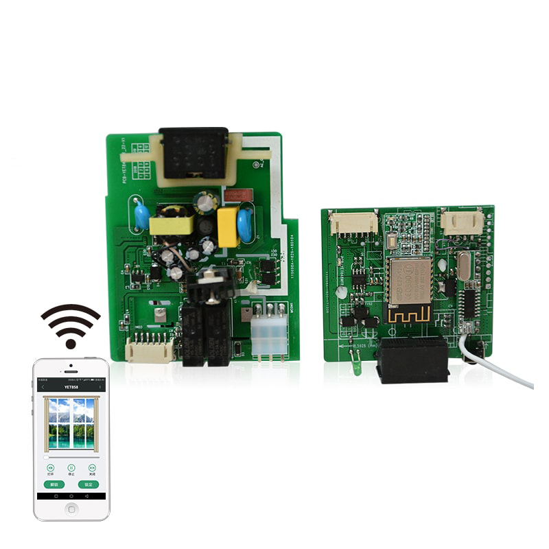Multi Frequency Tubular Garage Door Motor WiFi Controller for Leaves Shutter