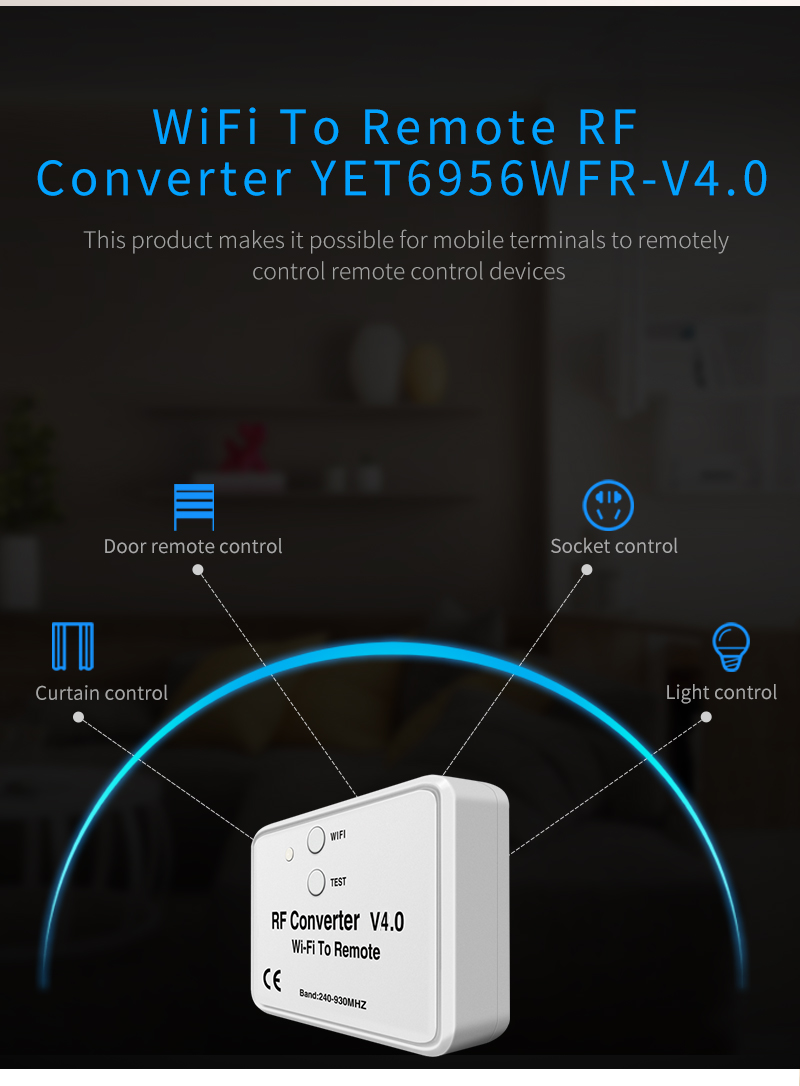 wifi to remote rf converter