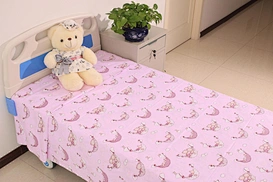 Medical Bedding Fabric CR-07 Printing Flower Twill
