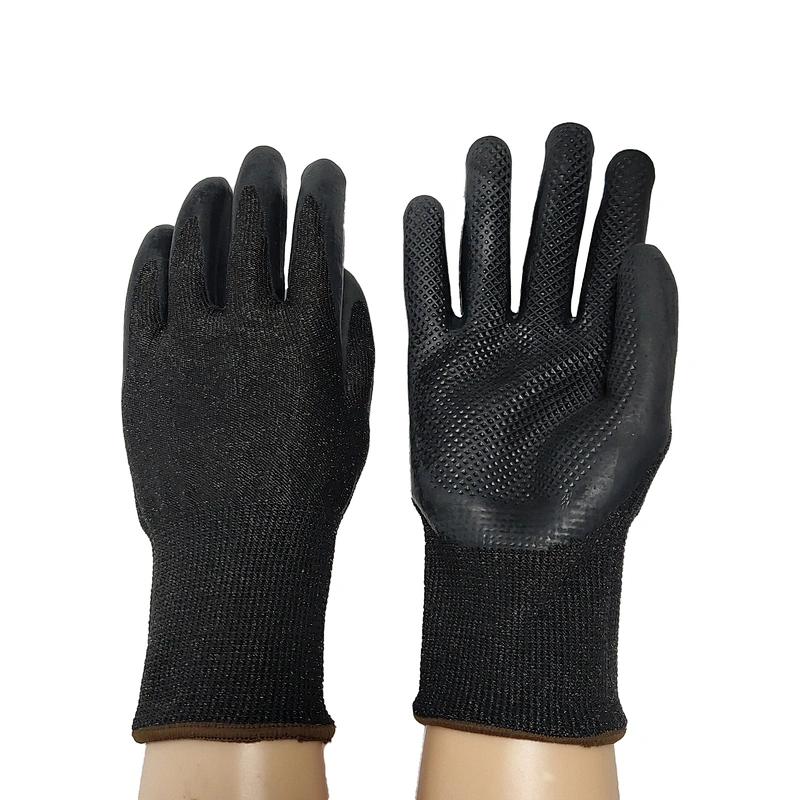 high quality hppe black food grade household kitchen best men hand cut resistant gloves