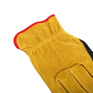 grade AB soft cow split leather winter men multi general purpose safety driver working gloves