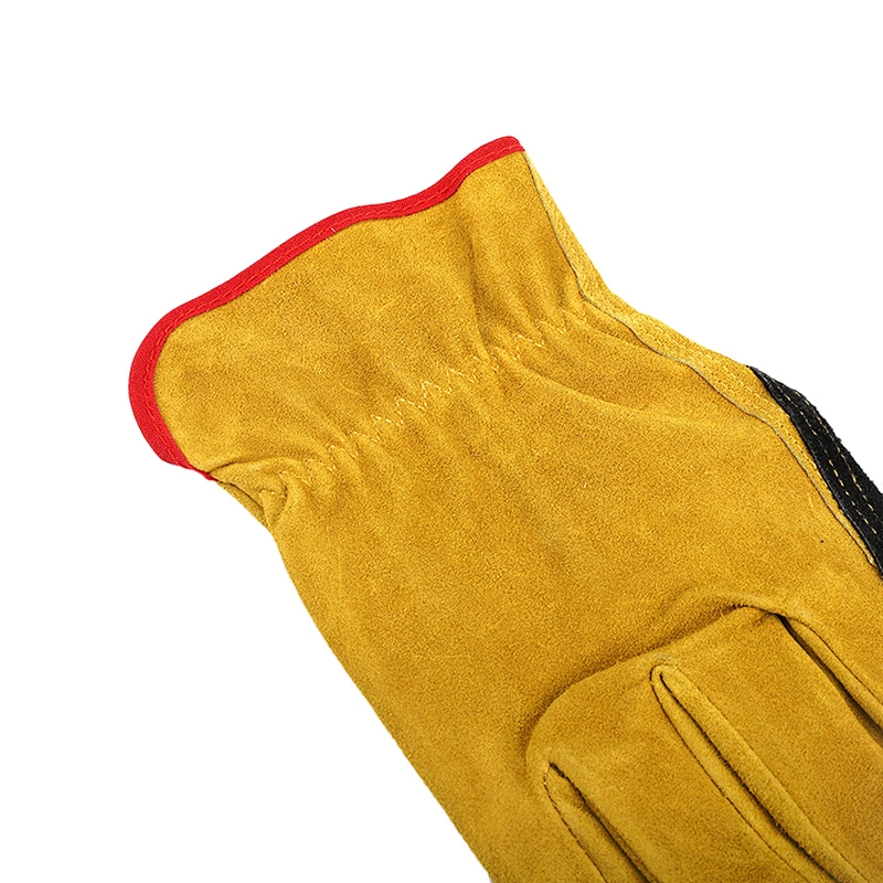grade AB soft cow split leather winter men multi general purpose safety driver working gloves