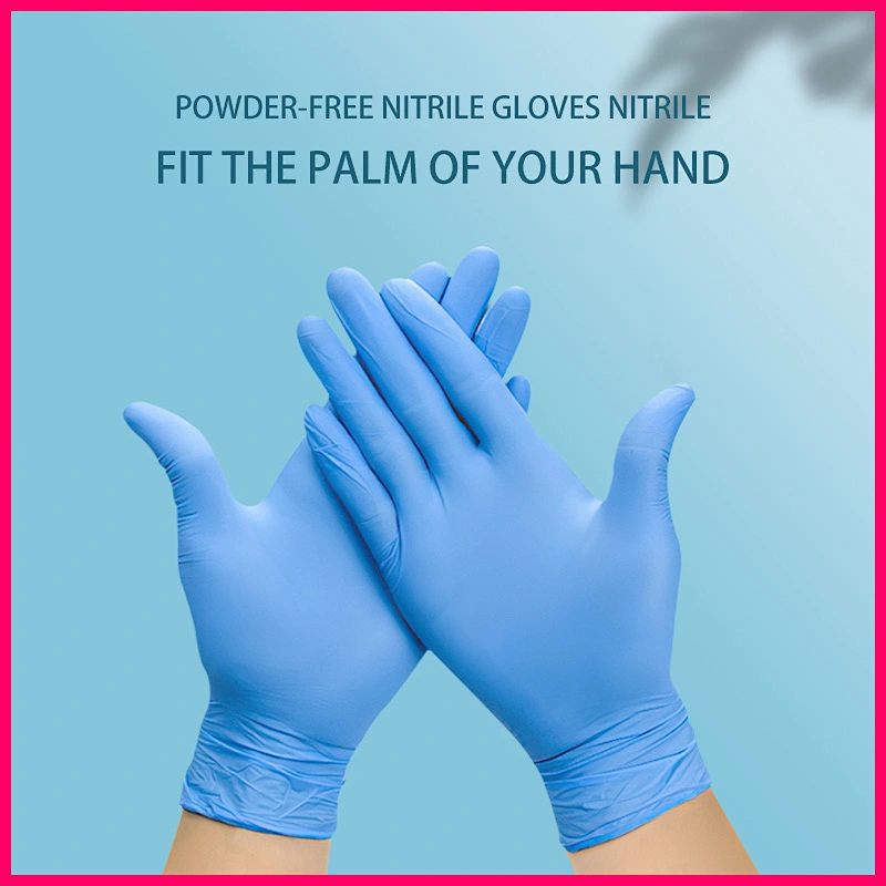 Wholesale power free disposable working hand gloves nitrile non medical high quality cheap price safety gloves