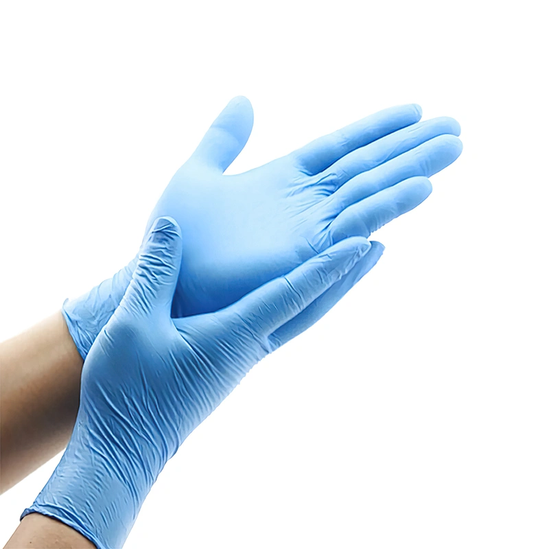 Hot promotion of disposable household food grade nitrile gloves wholesale domestic non-medical non-powder nitrile gloves