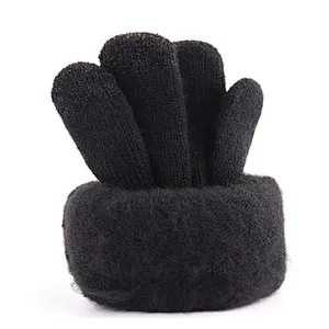 best winter unisex knitted warm non slip personality breathable touch screen gloves with logo