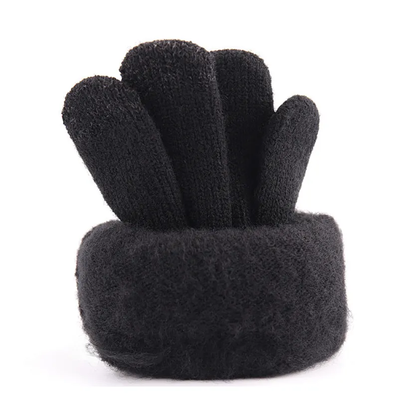 best winter unisex knitted warm non slip personality breathable touch screen gloves with logo