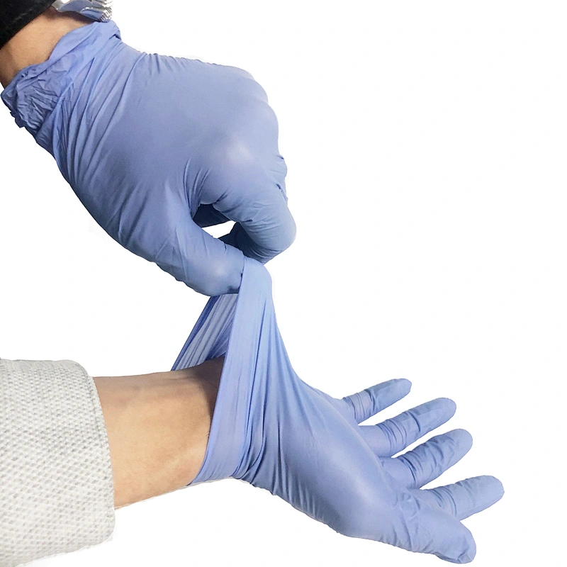 Best purple disposable Nitrile Gloves Wholesale  latex and nitrile gloves