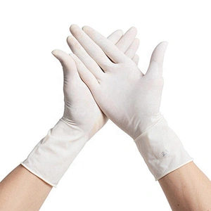 wear-resistant high quality powder free white nitrile gloves wholesale printing and dyeing industrial disposable gloves