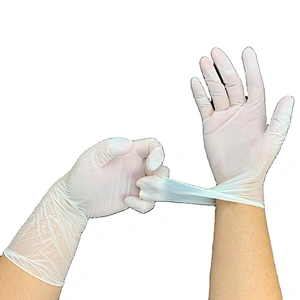 Top White Touchntuff Lab Safety Nitrile Exam Gloves Cheap Disposable Clean Touch Screen Nitrile Gloves
