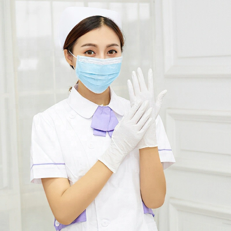 Hot Disposable Medical China Wholesale Latex Gloves Good Quality Examination Sterilized Latex Safety Gloves