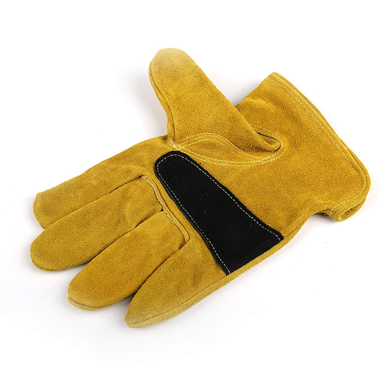 high quality grade AB flexible thumb mens motorcycle winter work leather safety driver gloves