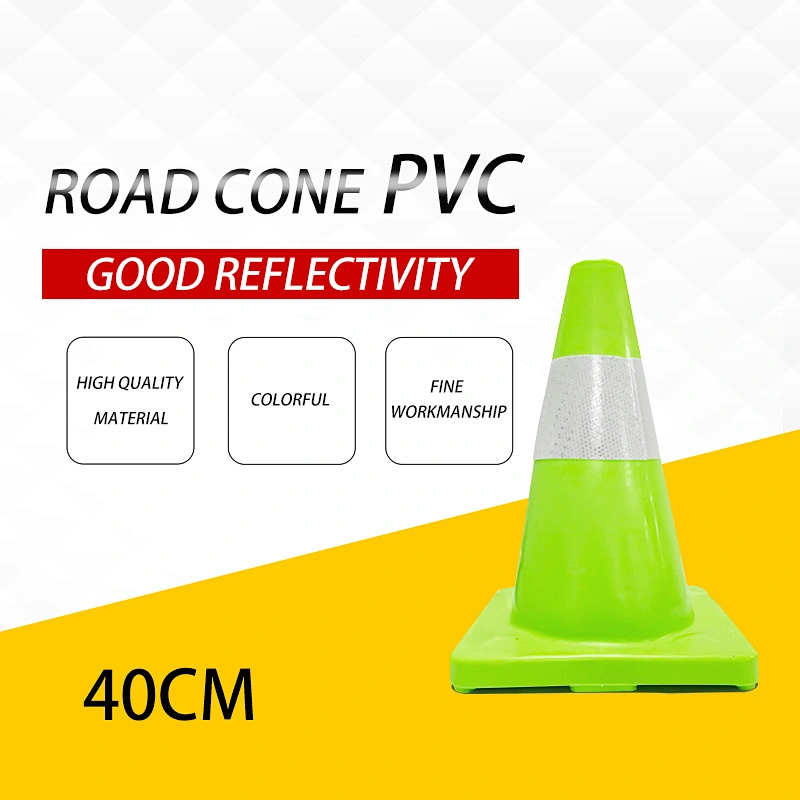 ROAD cones PVC 28 inch orange traffic cone safety warning reflective Emergency cone