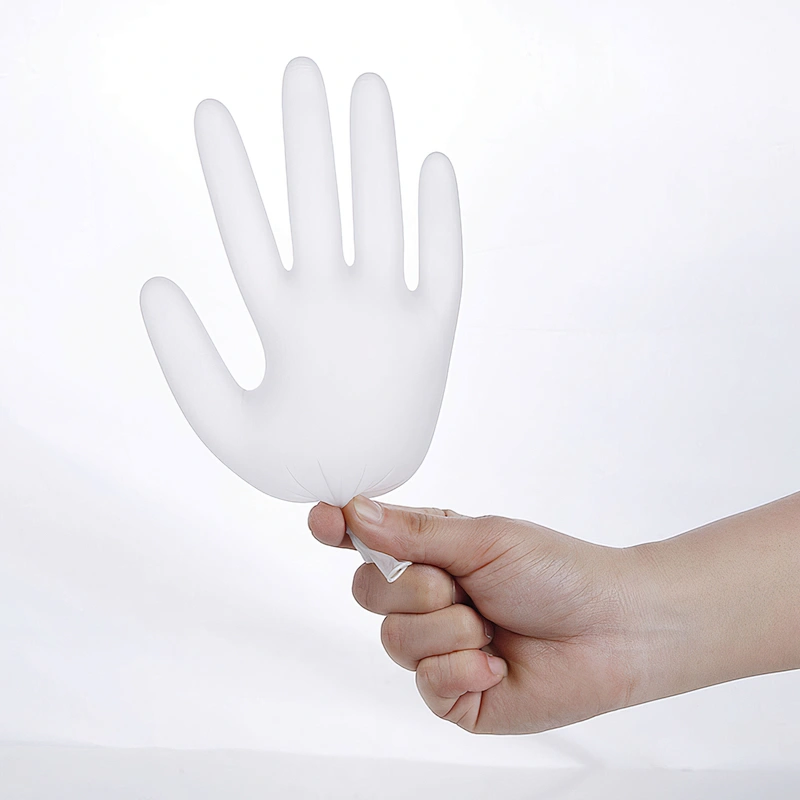 Manufacturers high quality disposable PVC gloves hand protection powder free VINYL safety gloves