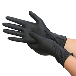 Strong Black Tattoo Nitrile Safety Gloves Wholesale Cheap Powder Free Disposable Nitrile Gloves