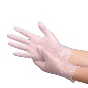 Hot sales disposable chemical PVC gloves   A bargain sale   safety  vinyl glove pvc