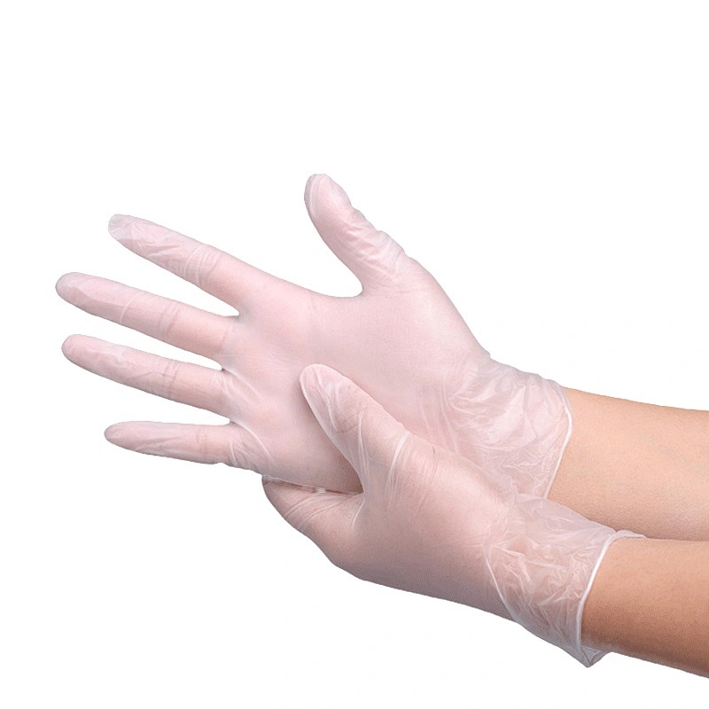 Hot sales disposable chemical PVC gloves   A bargain sale   safety  vinyl glove pvc