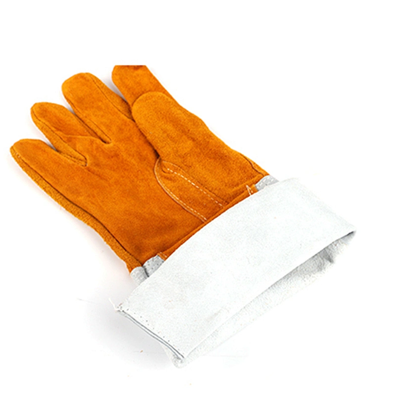 high quality cotton mechanical premium bulk argon working welding leather gloves for men