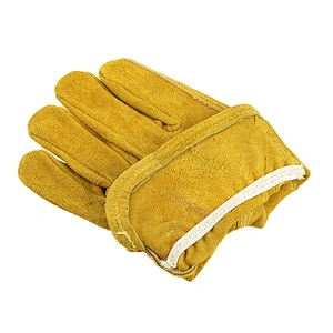 high quality grade AB flexible thumb mens motorcycle winter work leather safety driver gloves