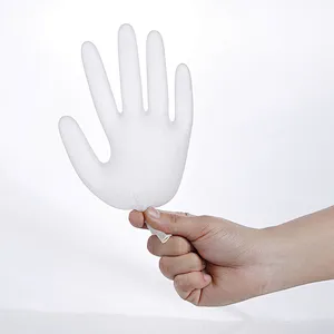 Factory Supply Plastic Disposable white Latex Gloves Universal high quality non-slip Gloves wholesale price cheap gloves