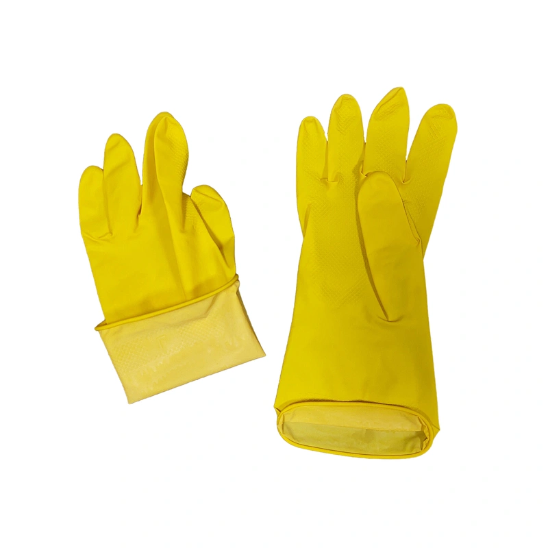 high quality household non-medical examination sterile safety working rubber latex gloves
