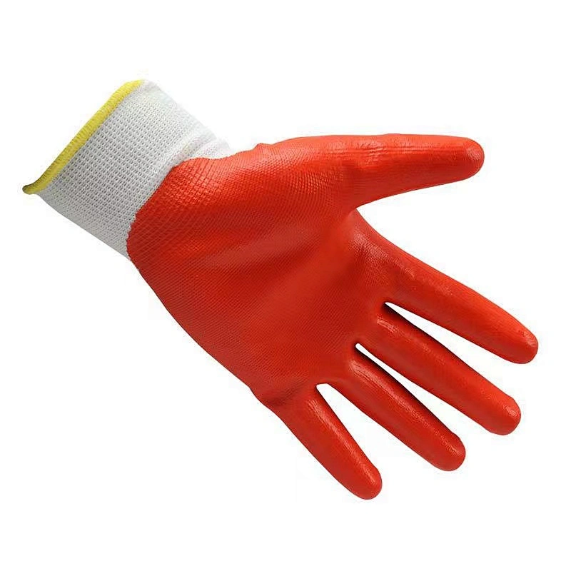 High Quality Cheapest Touch Screen Industrial Nitrile Garden Gloves Dipped Coating Gloves