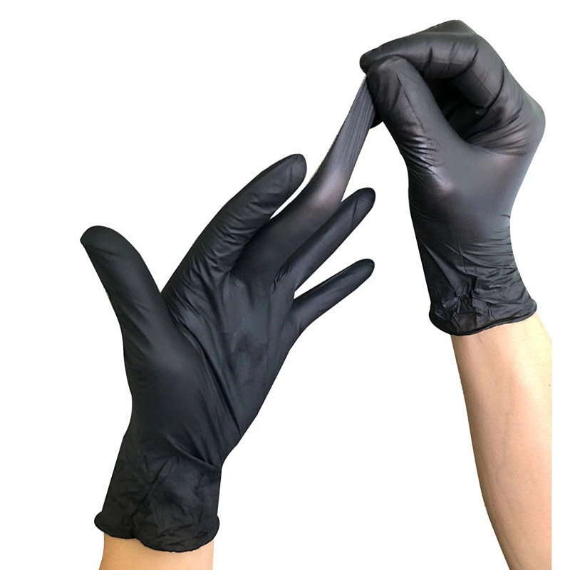 Customize disposable  powder free nitrile gloves Factory wholesale ce certified Non-medical  safety gloves