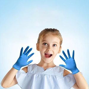 Cheap Good Elasticity Disposable Blue Nitrile Gloves For Health Inspection Factory Wholesale High Quality Blue Nitrile Gloves